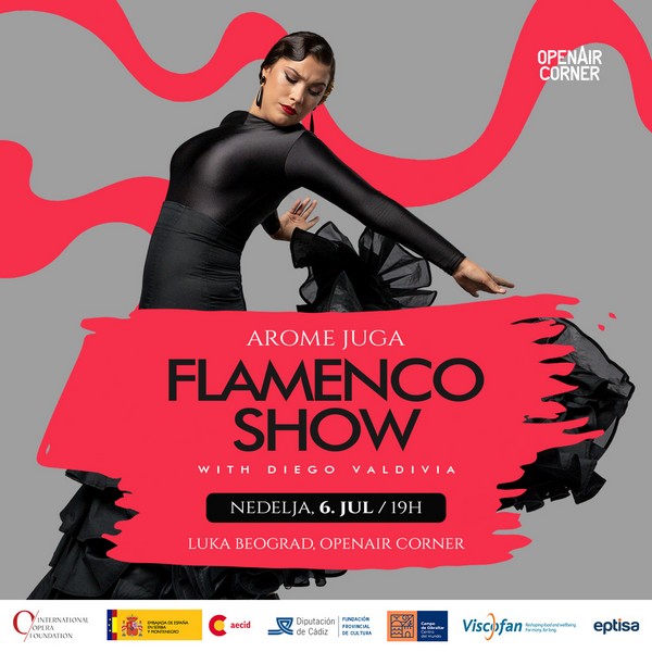 Flamenko pod zvezdama: „Arome juga“ 6. jula  na OpenAir Corner-u Luke Beograd