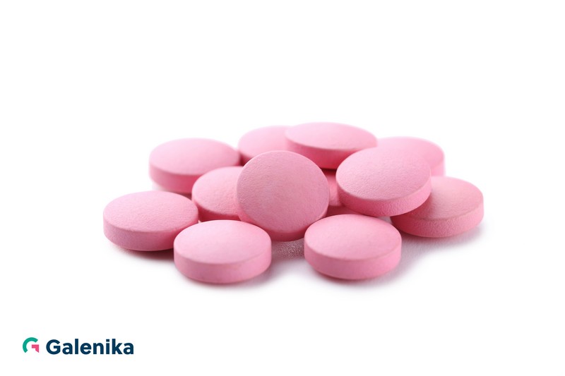 roze ibuprofen tablete