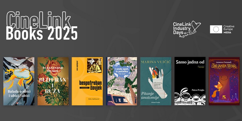 CineLink Books 2025: Sedam regionalnih književnih dela u ovogodišnjem izboru