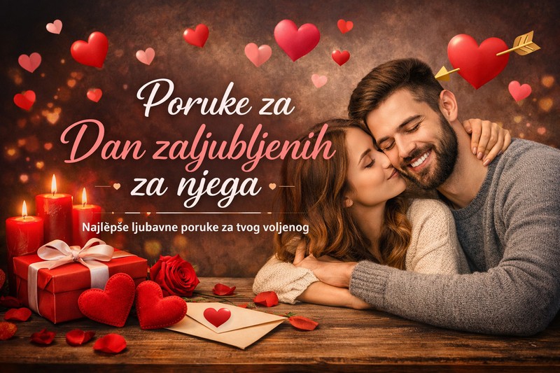 poruke za Dan zaljubljenih za njega