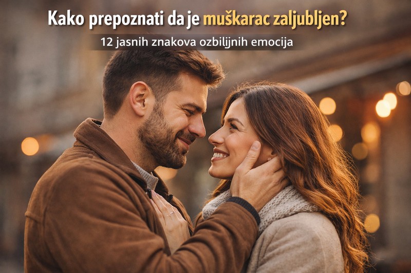 Kako prepoznati da je muškarac zaljubljen – nežan pogled i bliskost para.