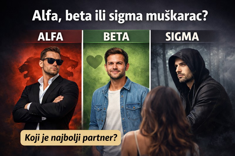 Alfa, beta i sigma muškarac – prikaz tri tipa muškaraca sa različitim osobinama u ljubavi