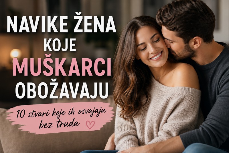 Navike žena koje muškarci vole – nasmejana žena i muškarac u bliskom zagrljaju, simbol ljubavi i privlačnosti