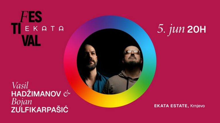 Klavirski duo Vasil Hadžimanov i Bojan Zulfikarpašić na Ekata Festivalu 2026 u Krnjevu, koncert 5. juna u 20h u Ekata Estate-u