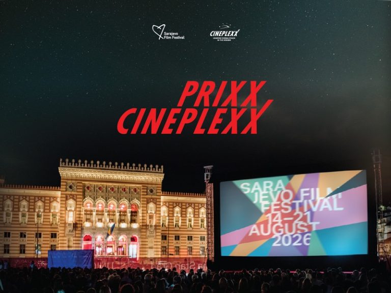 Najava nove nagrade Prix Cineplexx na 32. Sarajevo Film Festivalu, koja će biti dodeljena najboljem filmu programa Open Air Premiere prema izboru publike.