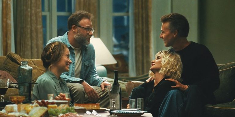 Glumačka ekipa filma „Poziv“ tokom napete večere koja otkriva tajne, ljubavne odnose i neprijatne istine u inteligentnoj komediji Olivije Vajld.