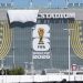 Prekriveni Levi's Batwing logo na stadionu tokom FIFA Svetskog prvenstva 2026 kao deo viralne marketinške kampanje.